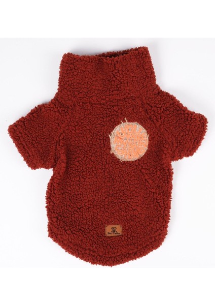 Köpek Kıyafeti Küçük ve Orta Irk Wellsoft Sweat Boğazlı Tarçın