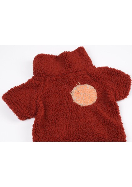 Köpek Kıyafeti Küçük ve Orta Irk Wellsoft Sweat Boğazlı Tarçın