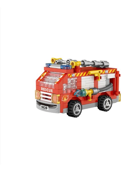180 Parça Mikro Bloklar Itfaiye Aracı 10+ Yaş