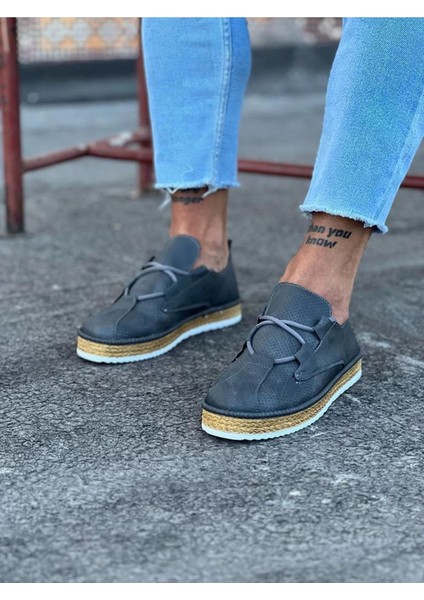 WG015 Siyah Erkek Casual Ayakkabı