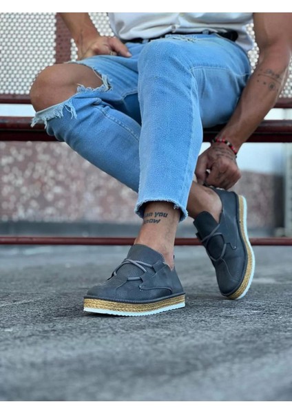 WG015 Siyah Erkek Casual Ayakkabı