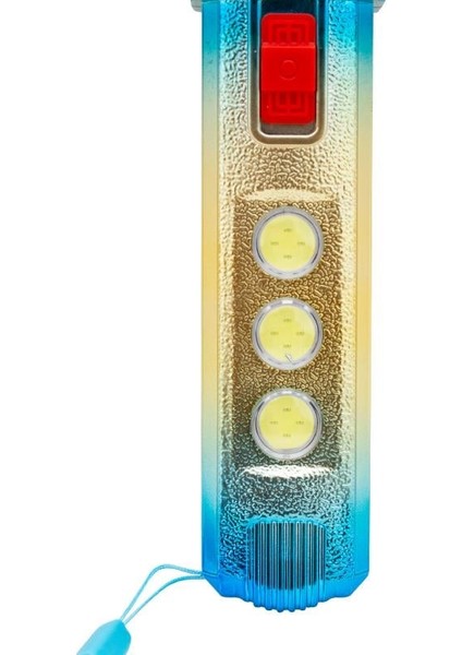TB33 Plastik 1+3 Ledli Şarjlı El Feneri (4989)
