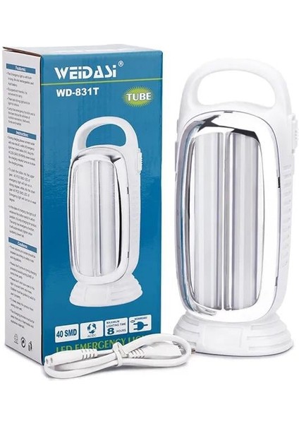 40 Ledli Şarjlı Işıldak (OM-122) (4989)