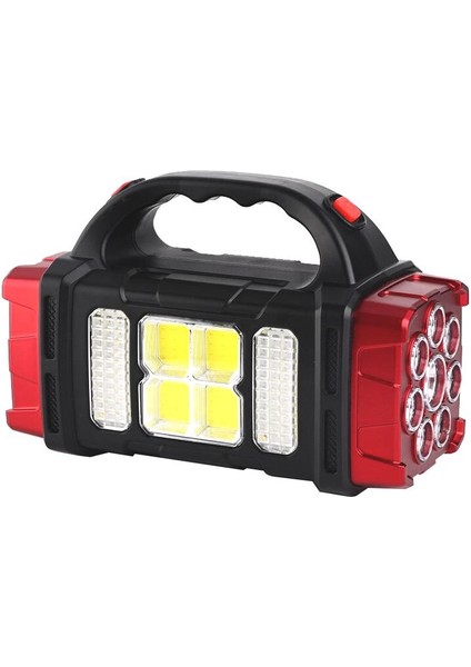 HB-1678 Solarlı USB Çıkışlı Şarj Edilebilir 38 Watt Kamp Feneri (4989)