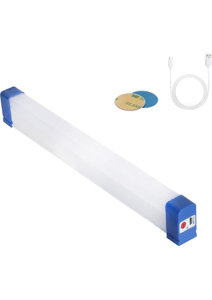 BK-300 Mıknatıslı Şarjlı Solar Lamba 32 cm (2 Parça Halinde Paneli Unutma) (4989)