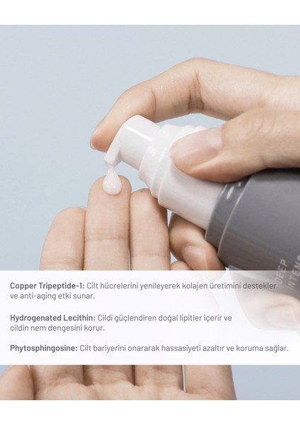Deep Intensive Essence – Mantar Özlü Yoğun Nem Serumu | Amino Asit ve Bakır Peptitli Cilt Onarıcı Esans | 80 ml | Savia