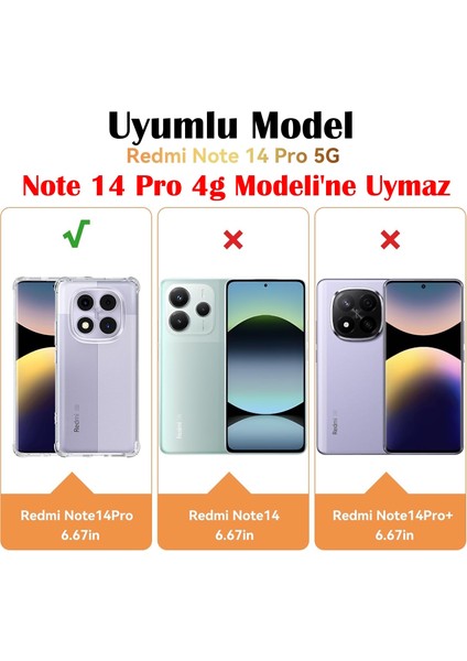 Xiaomi Redmi Note 14 Pro 5g Kılıf Mat Parmak Izi Yapmaz Renkli Tuşlu 360 Yüzüklü Standlı Military Kamera Korumalı Kapak