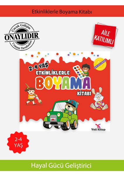 Etkinliklerle Boyama Kitabı 1