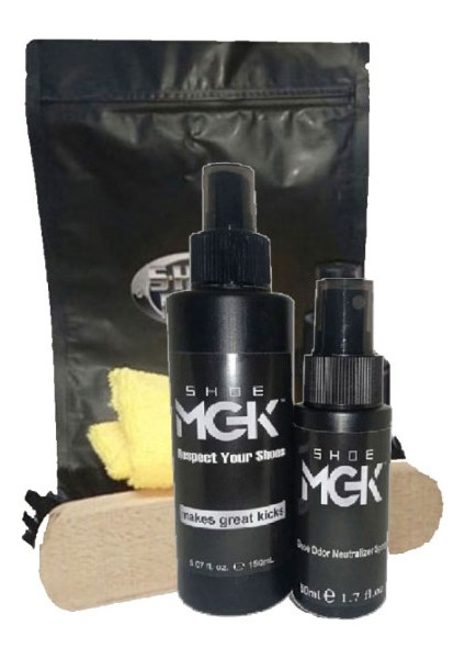 Shoe Mgk Ayakkabı Sprey Formi Temizleme 150 Ml İle Birlikte Ayakkabı Koku Giderici Sprey Form 50 Ml + Birlikte Bez Ve Fırça