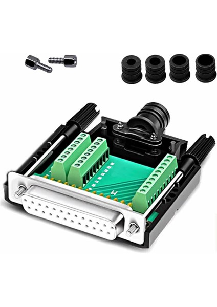 Kutulu DB25 To Dip Adaptör Dişi Terminal Soket 25 Pin D-Sub Paralel Port Haberleşme Uart Dc 3V 5V Bilgisayar Modem Uydu Alıcı Gsm Barkod Yazarkasa Firmware Güncelleme
