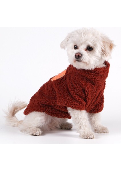Köpek Kıyafeti Küçük ve Orta Irk Wellsoft Sweat Boğazlı Tarçın modelleri
