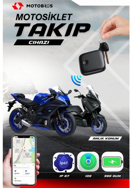 Motosiklet Takip Cihazı Airtag Motor Takip Cihazı Ios Uyumlu