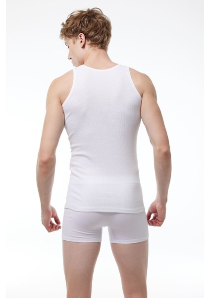 Erkek 3 Lü Beyaz %100 Pamuk Yazlık Fileli Atlet 3M081 indirimleri