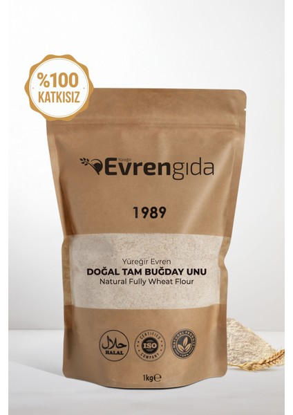 Doğal Tam Buğday Unu 1 kg