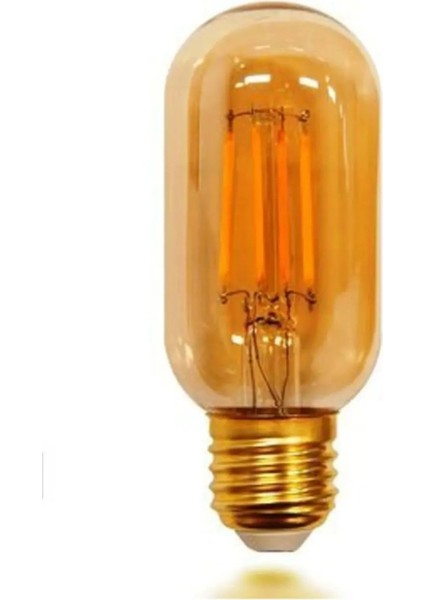 T45 Rustik Ampul Amber Renk Gün Işığı 3000K
