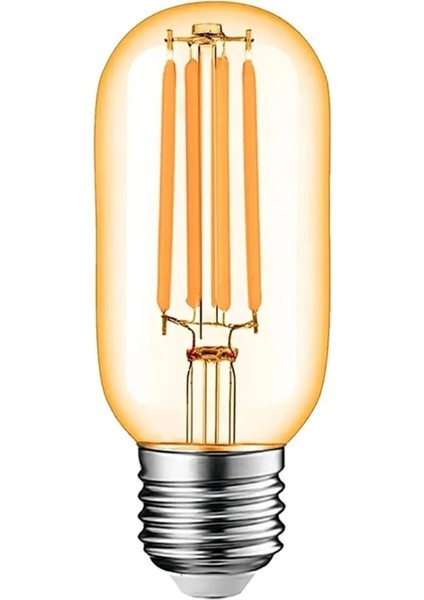 T45 Rustik Ampul Amber Renk Gün Işığı 3000K