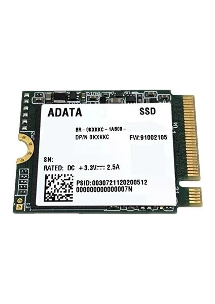 A-Data 256GB SM2P41C3-256GC2 Pcıe Nvme 2230 M.2 SSD