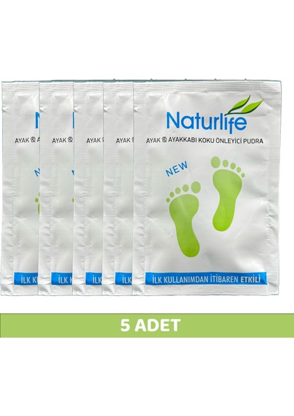 Ayakkabı Koku Giderici Toz Ayak Bakım Koku Önleyici 5 Adet fırsatları