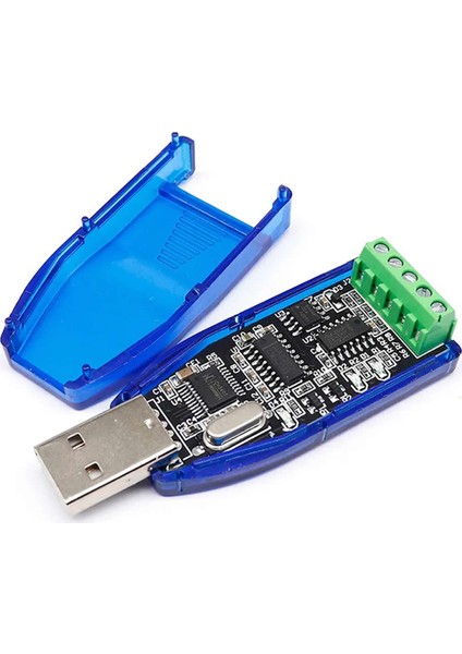 USB To RS232 + RS485 Modül Kutulu Endüstriyel Tip Seri Port Sinyal Çevirici Haberleşme Otomasyon Plc Medikal Pos Yüksek Voltaj Koruması