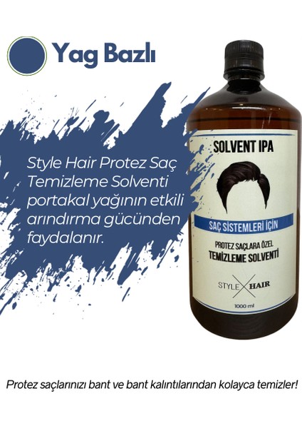 Protez Saç Temizleme Solventi 1 lt modelleri