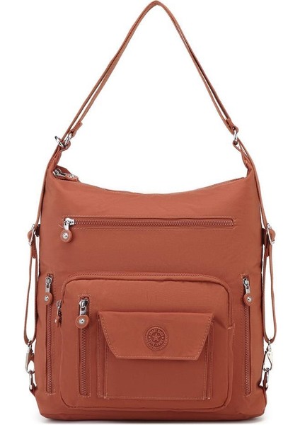 Hem Sırt Hem De Omuz Kadın Çantası Smart Bags 1205 Kiremit
