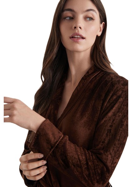 Kadın Bej Pijama Takım 9741