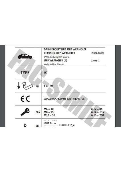 Jeep Wrangler modelleri