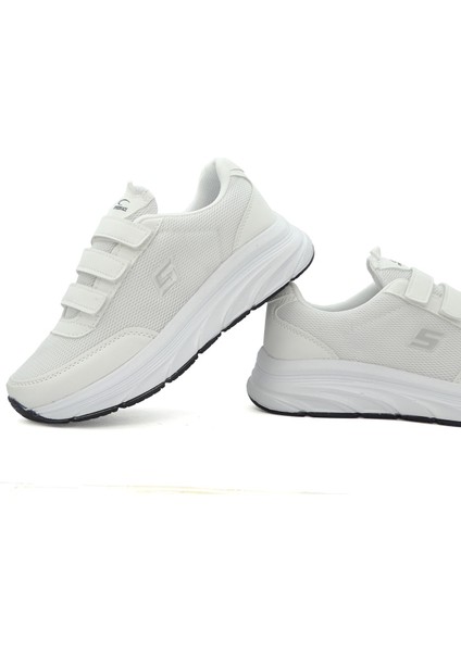Kadın Üç Cırtlı Kolay Giyim Sneaker Spor Ayakkabı