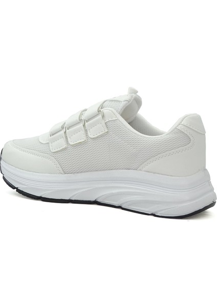 Kadın Üç Cırtlı Kolay Giyim Sneaker Spor Ayakkabı