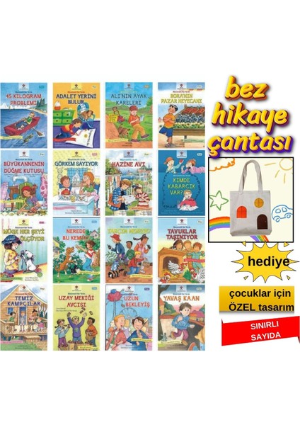 Tübitak Matematik Her Yerde Serisi | 16 Kitaplık Tam Set | Eğlenceli & Eğitici Matematik Kitapları