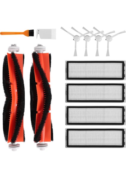 12 Adet Mi Robot Süpürge Parçaları Mi Robot 1c 1t Süpürge Aksesuar Kiti Xiaomi Için Yedek (Yurt Dışından)