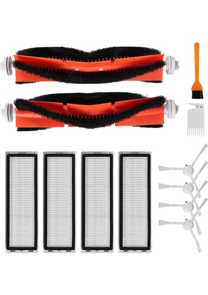 12 Adet Mi Robot Süpürge Parçaları Mi Robot 1c 1t Süpürge Aksesuar Kiti Xiaomi Için Yedek (Yurt Dışından)