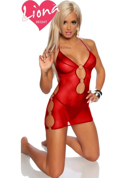 Miraxx Siyah Büyük Beden Gecelik