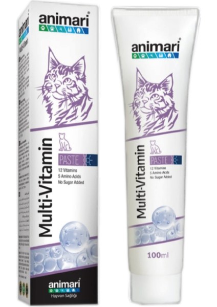 Multi Vitamin Kedi Maltı 12 Vitamin Desteği 100 ml