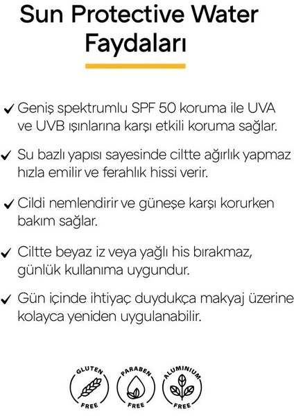 2’li Güneş Suyu Spf 50 | Vegan – Çift Fazlı – Çok Yüksek Koruma – 100ML x 2