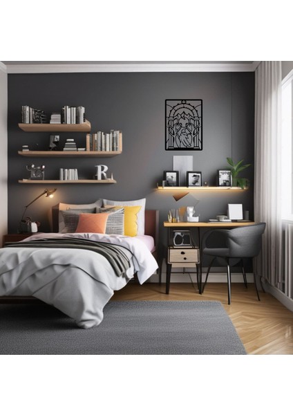 Sanatsal Çizgi Desenli Metal Tablo fiyatları