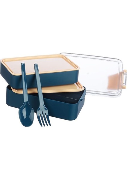 Beslenme Kabı Seti & Lunch Box Beslenme Kutusu 900 ml / Lacivert fiyatları