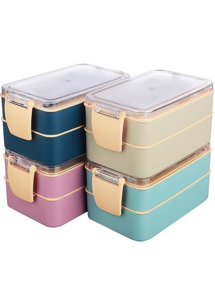 Beslenme Kabı Seti & Lunch Box Beslenme Kutusu 900 ml / Lacivert modelleri