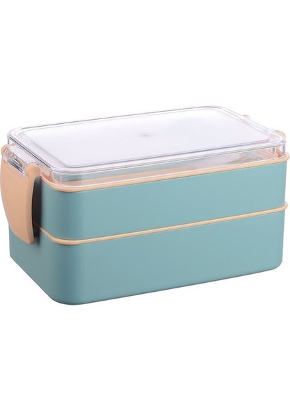 Beslenme Kabı Seti & Lunch Box Beslenme Kutusu 900 ml / Mavi