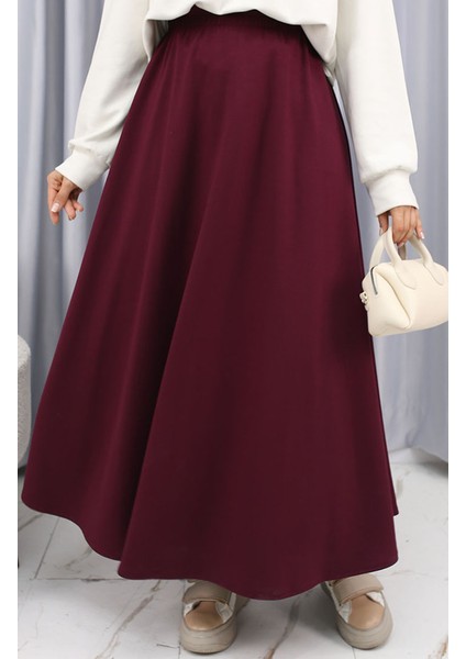 Oysho Kumaş Etek 5578-02 Bordo modelleri