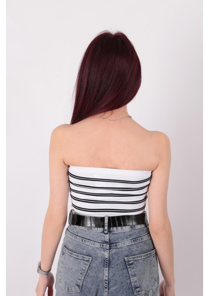 MS0000136 Kadın Straplez Bluz fırsatları