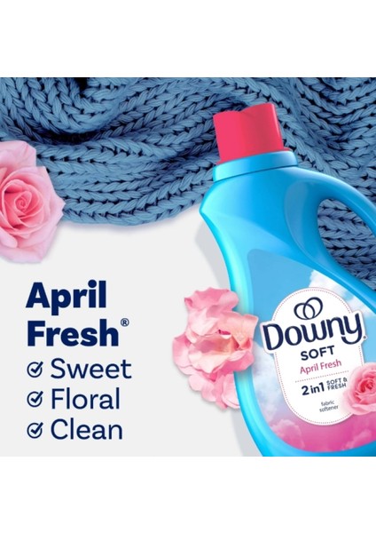 Soft Aprıl Fresh 2in1 Soft Fresh Fabrıc Softener Çamaşır Yumuşatıcısı 3,29 ml