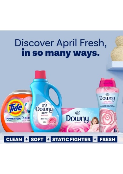 Soft Aprıl Fresh 2in1 Soft Fresh Fabrıc Softener Çamaşır Yumuşatıcısı 3,29 ml