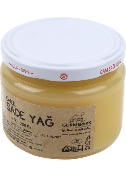 Sade Saf Tereyağ Inek Tuzsuz 250 gr