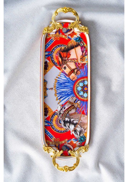 Whisper Dikdörtgen Porselen Sunum Tabağı - 35.5 cm