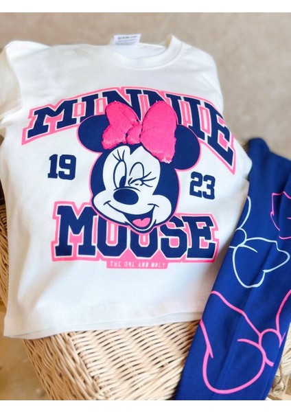 Kız Çocuk Minnie Mouse 3D Shiny Set fiyatları