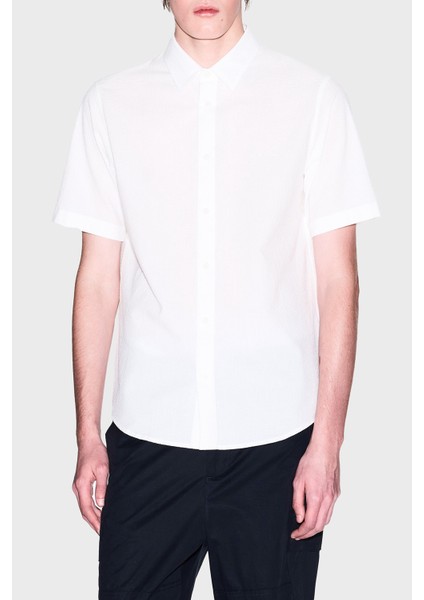 Pamuk Regular Fit Kısa Kollu Gömlek Erkek Gömlek XM001237 AF13141 U0009