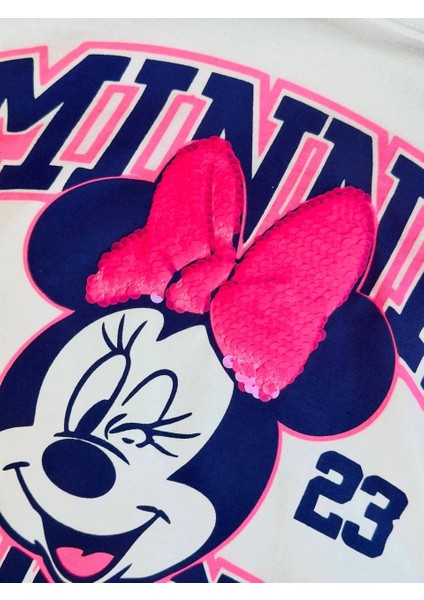 Kız Çocuk Minnie Mouse 3D Shiny Set modelleri