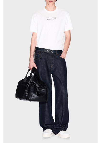 Armani Exchage Pamuk Regular Fit Bisiklet Yaka Logolu T Shirt Erkek T Shirt XM000539 AF10362 U0009 modelleri