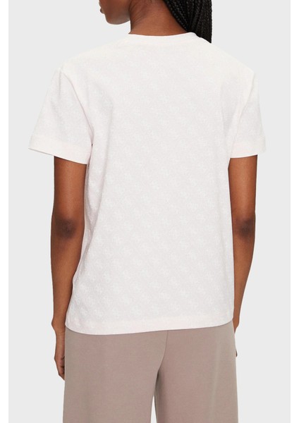 Chrysanta Tamamı 4g Logolu Pamuklu Regular Fit T Shirt V5GI16I3Z14P Bayan T Shirt V5GI16 I3Z14P 6ff
